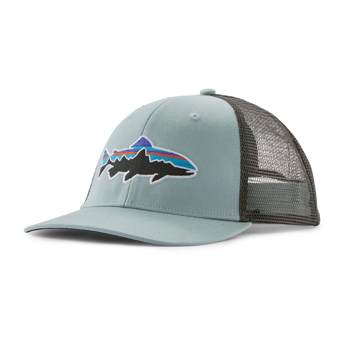 Patagonia Fitz Roy Trout Trucker Hat in Thermal Blue